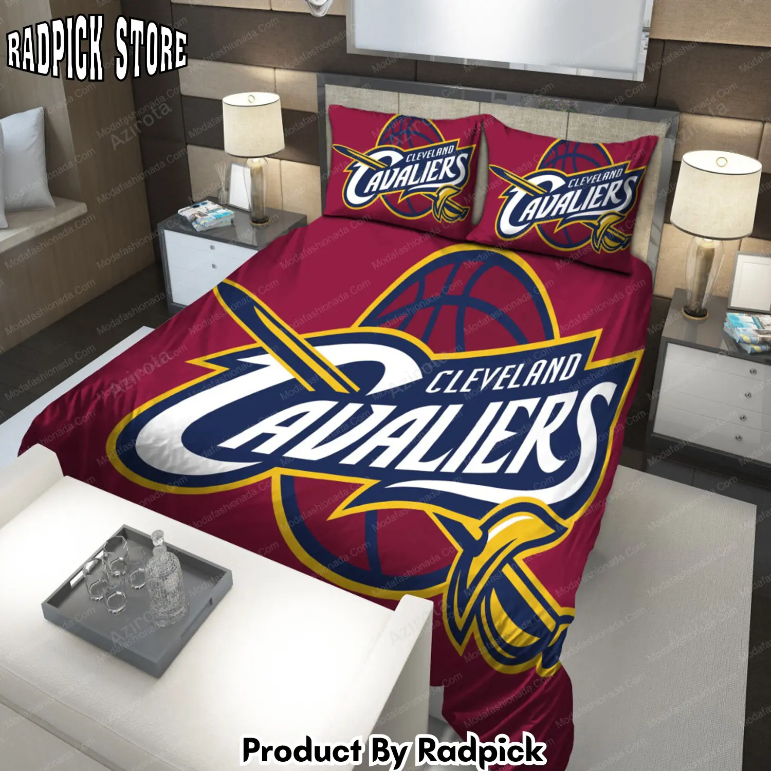 Radpick logo cleveland cavaliers 216 bedding sets rp3279014